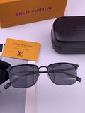 Louis Vuitton L3343 Polarized Aviator Black Lens Sunglasses for Men & Women