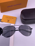 Louis Vuitton L8333 Polarized Aviator Black Lens Sunglasses for Men & - 357622