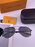 Louis Vuitton L8333 Polarized Aviator Black Lens Sunglasses for Men & - 357624