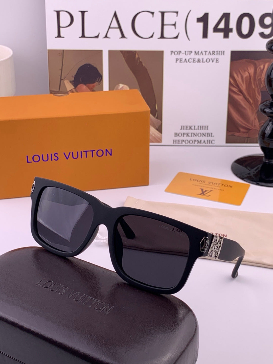 Louis Vuitton Fashion Gold Lens Sunglasses for Men & Women - 357616 - detail image 3