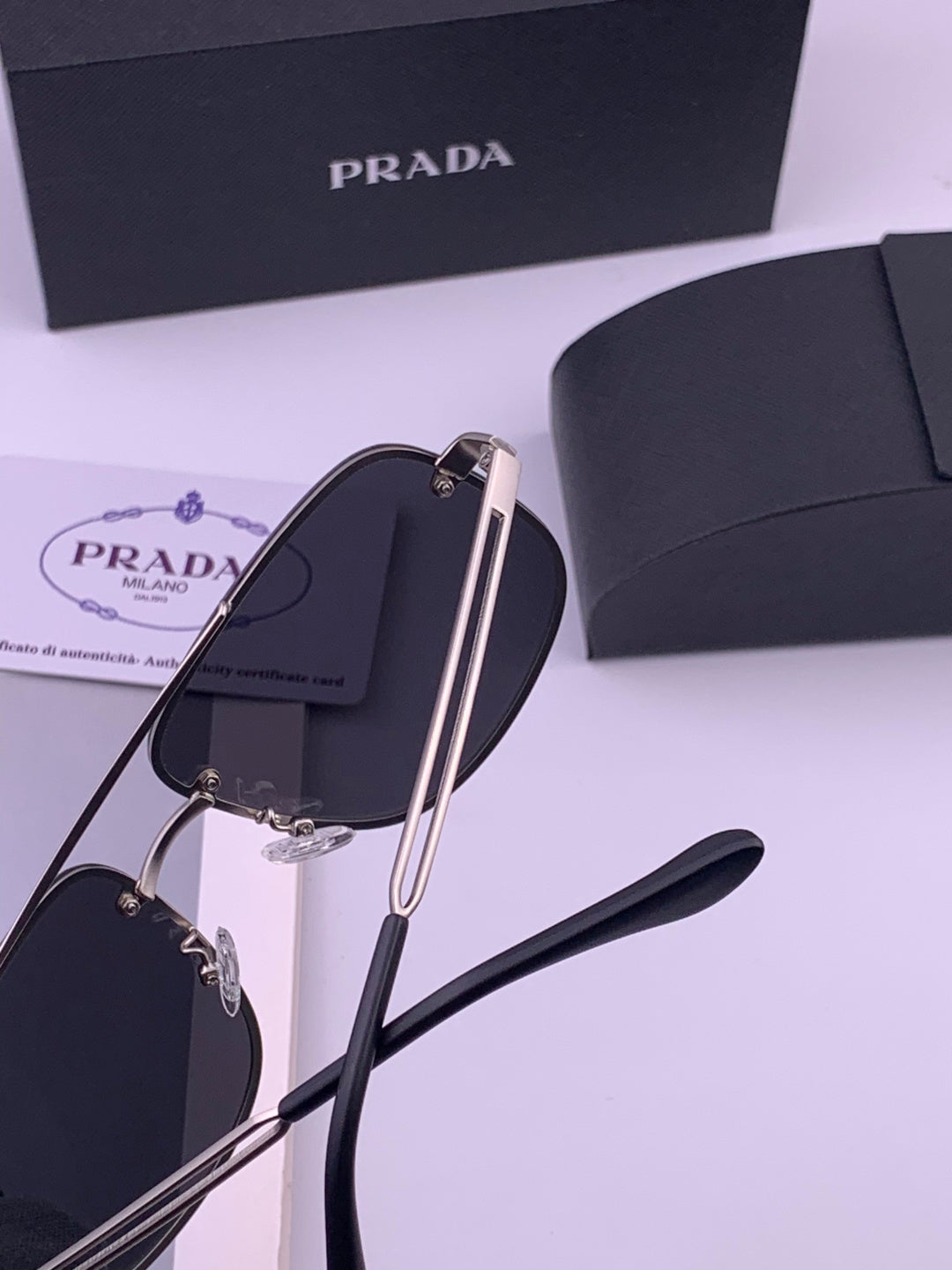 Prada P880665 Polarized Fashion Gray Lens Sunglasses for Men - 358442 - detail image 3
