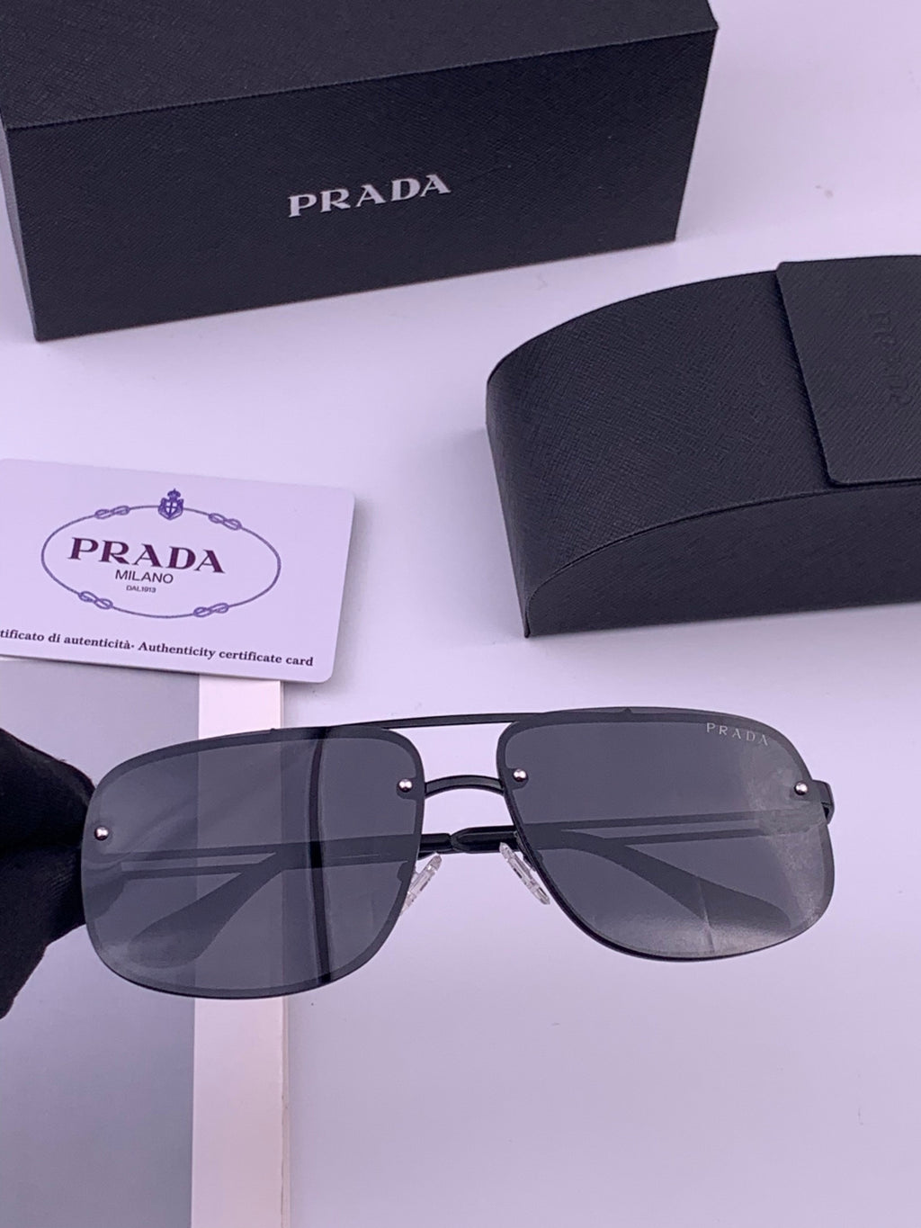 Prada P880665 Polarized Fashion Gray Lens Sunglasses for Men - 358443