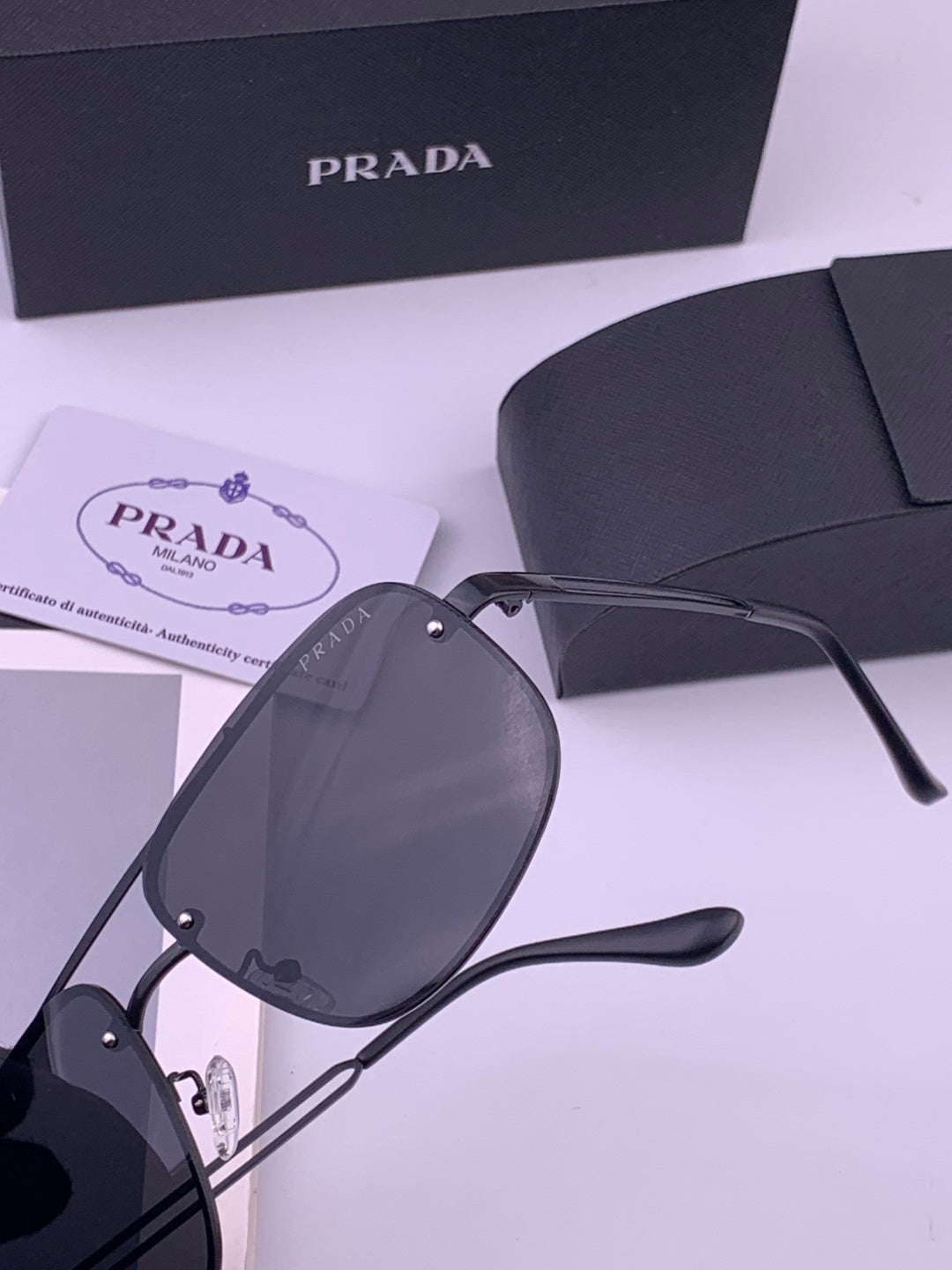 Prada P880665 Polarized Fashion Gray Lens Sunglasses for Men - 358443 - detail image 3