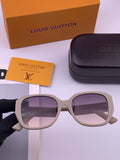 Louis Vuitton L17006 Oversized Purple Lens Sunglasses for Men & Women - 371331