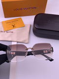Louis Vuitton L9261 Square Black Lens Sunglasses for Men & Women - 371299