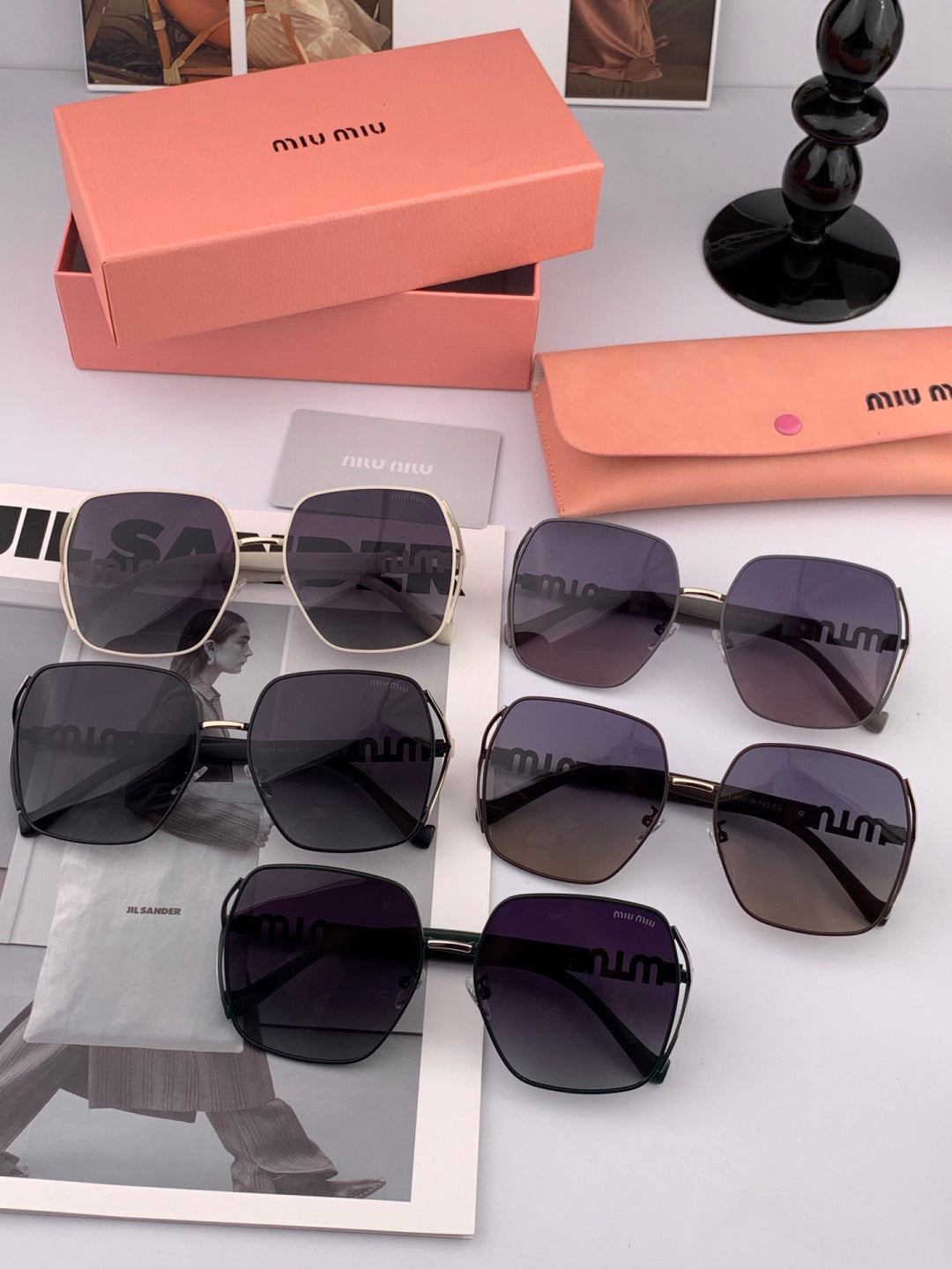 Miu Miu M1321 Fashion Red Lens Sunglasses for Men & Women - 382979 - detail image 8