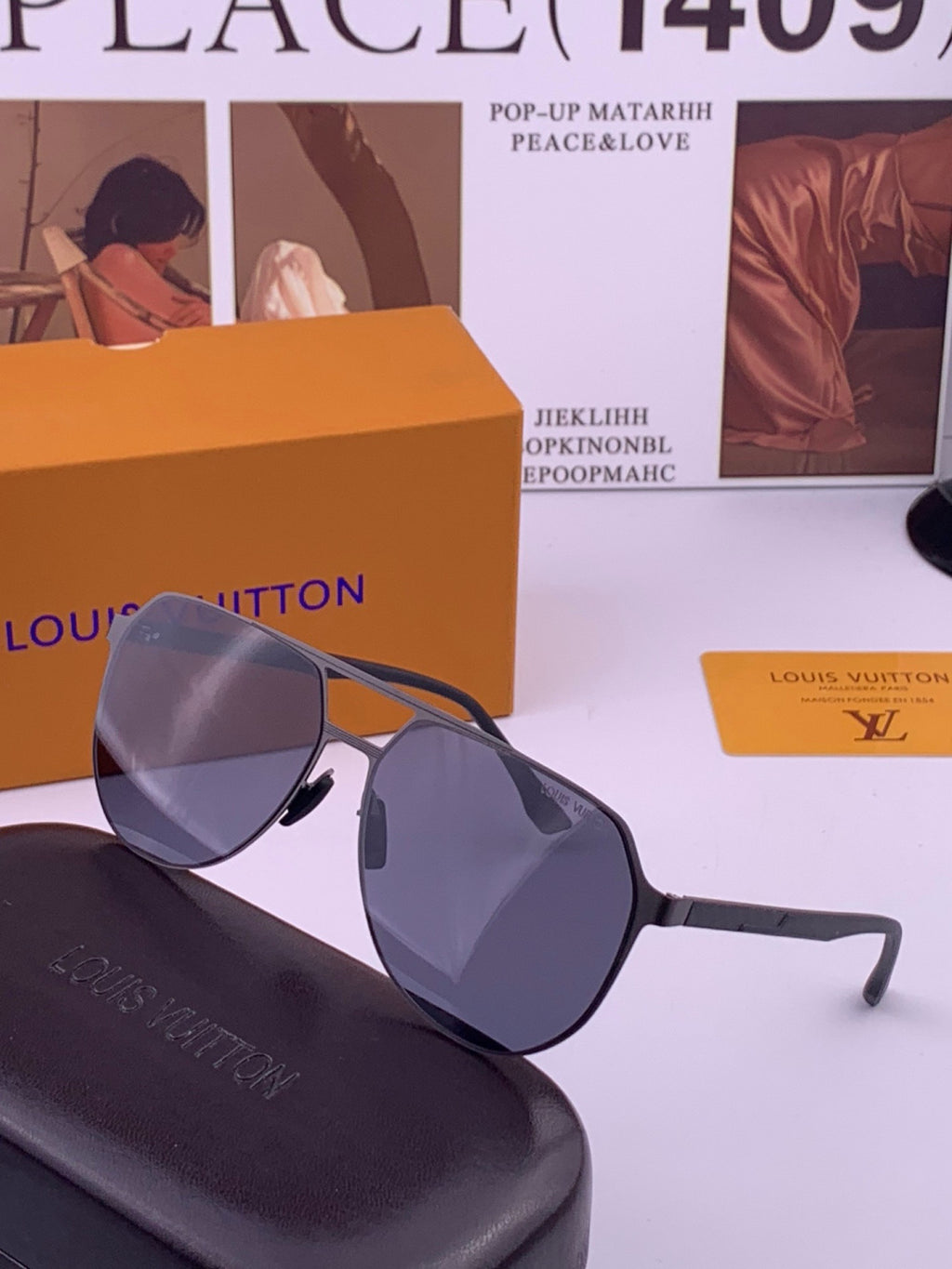 Louis Vuitton L315 Fashion Gold Lens Sunglasses for Men & Women - 381935 - detail image 2