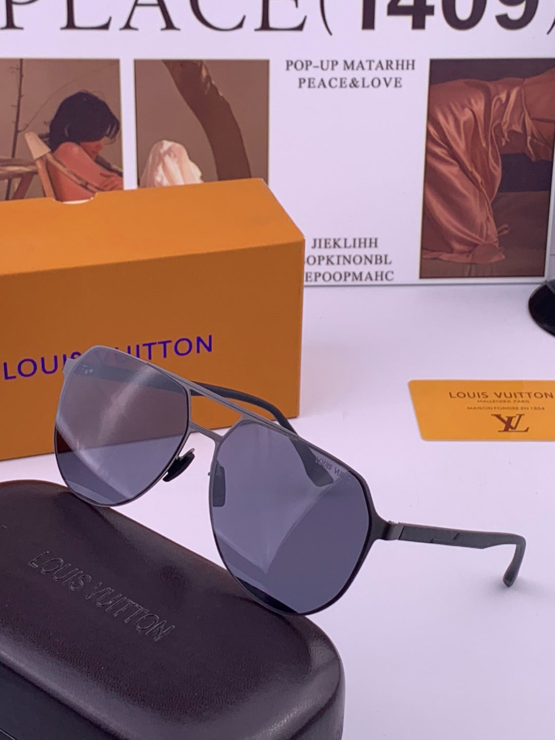 Louis Vuitton L315 Fashion Gold Lens Sunglasses for Men & Women - 381935 - detail image 2
