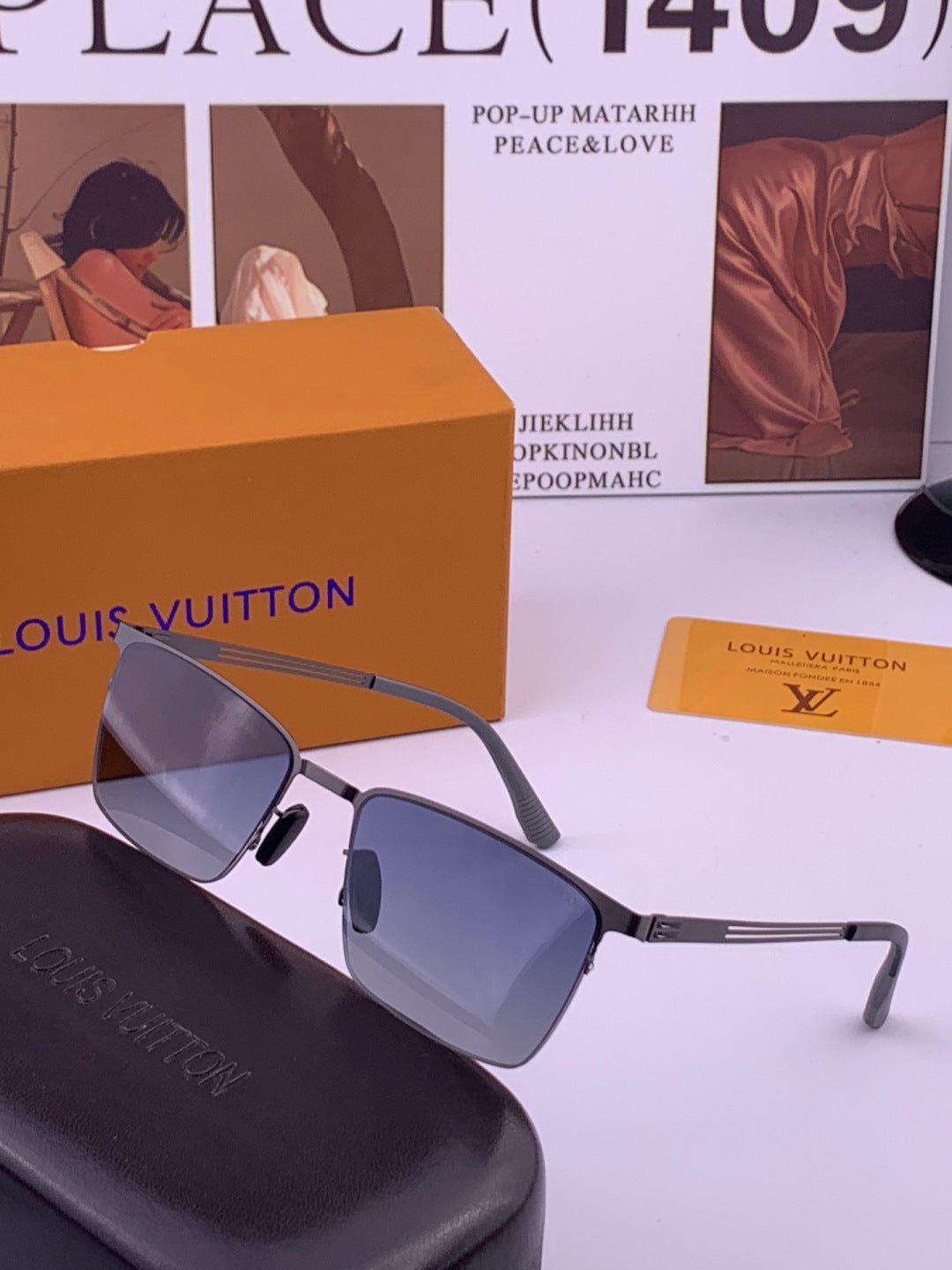Louis Vuitton L510 Fashion Gold Lens Sunglasses for Men & Women - 381943 - detail image 2