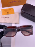 Louis Vuitton L4443 Square Black Lens Sunglasses for Women - 381835