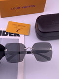 Louis Vuitton L8612 Square Gold Lens Sunglasses for Men & Women - 381826