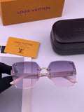 Louis Vuitton L6519 Polarized Square Brown Lens Sunglasses for Men & - 381827