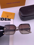 Louis Vuitton L5710 Polarized Square Brown Lens Sunglasses for Men & - 381832