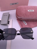 Miu Miu M7550 Fashion Brown Lens Sunglasses for Men & Women - 383028