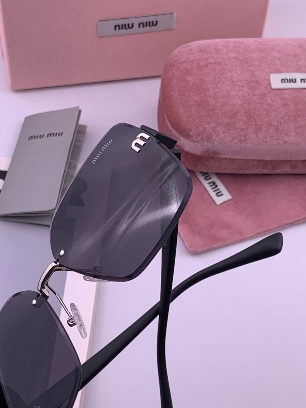 Miu Miu M7550 Fashion Brown Lens Sunglasses for Men & Women - 383028 - detail image 4