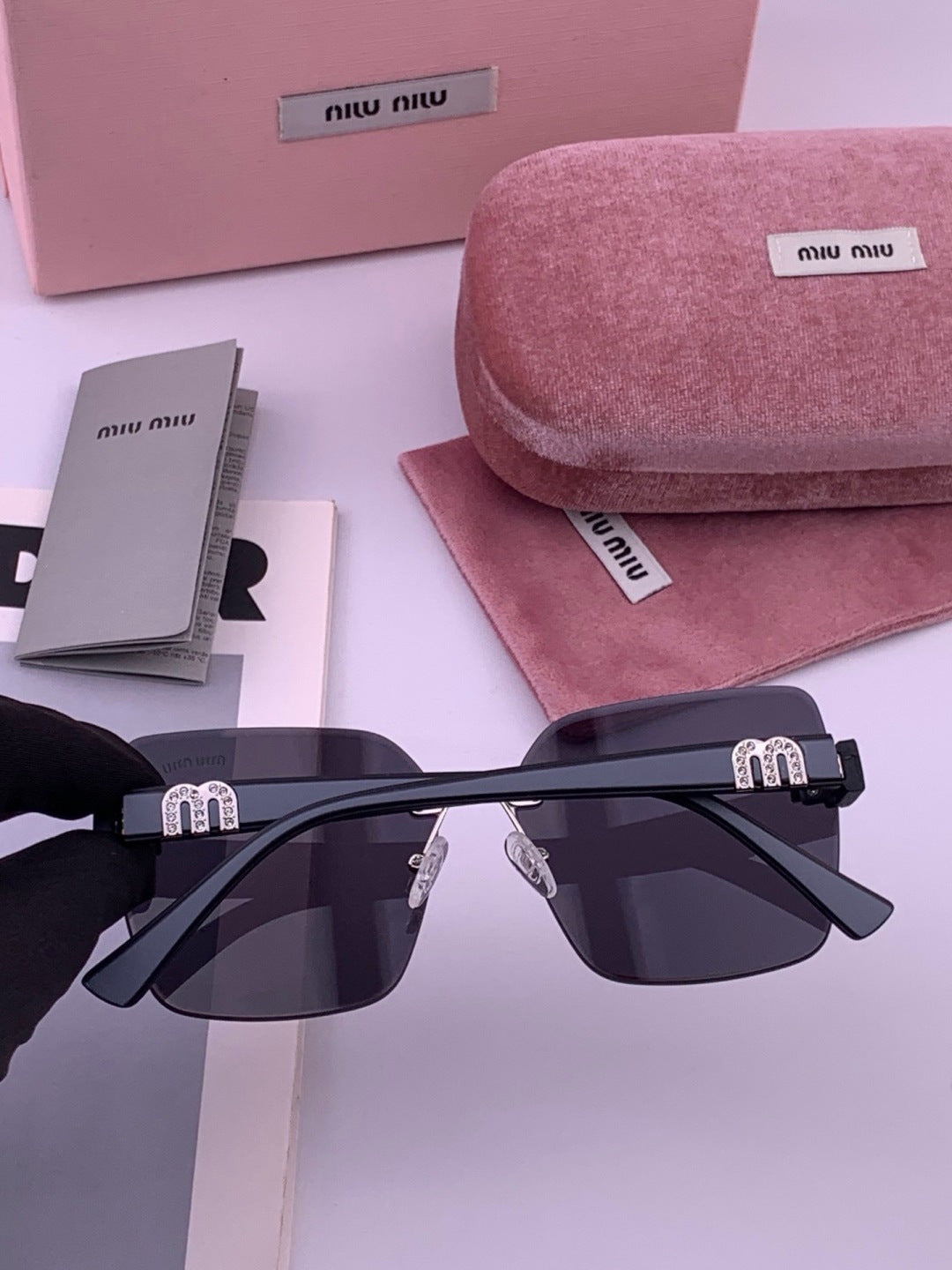 Miu Miu M7550 Fashion Brown Lens Sunglasses for Men & Women - 383028 - detail image 7