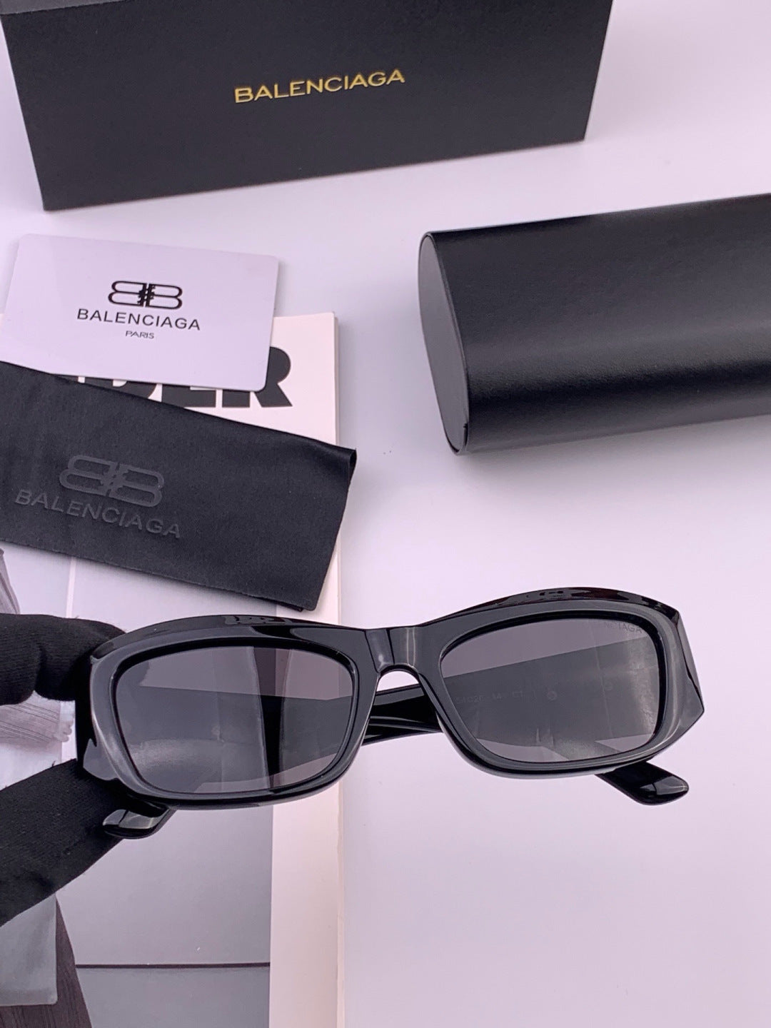 Balenciaga BL1992 Polarized Metal Fashion Pink Lens Sunglasses for Me - 382933