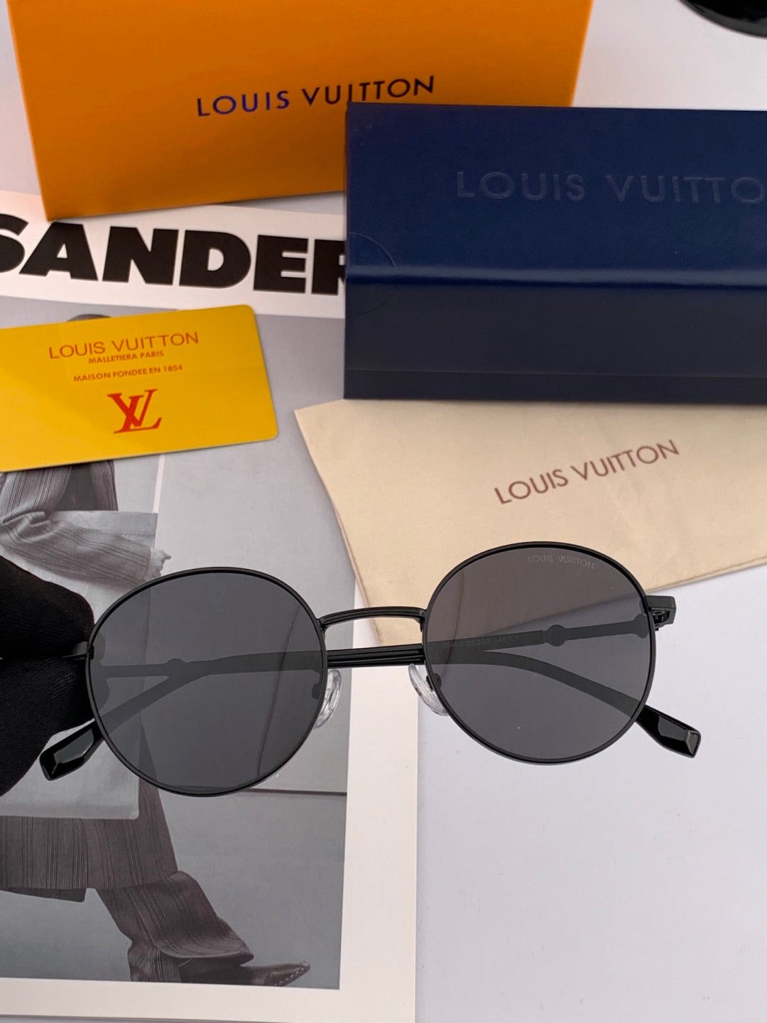 Louis Vuitton L3340 Polarized Aviator Gray Lens Sunglasses for Men & - 381824 - detail image 3