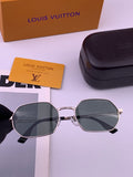 Louis Vuitton L6339 Polarized Aviator Gold Lens Sunglasses for Men & - 381809