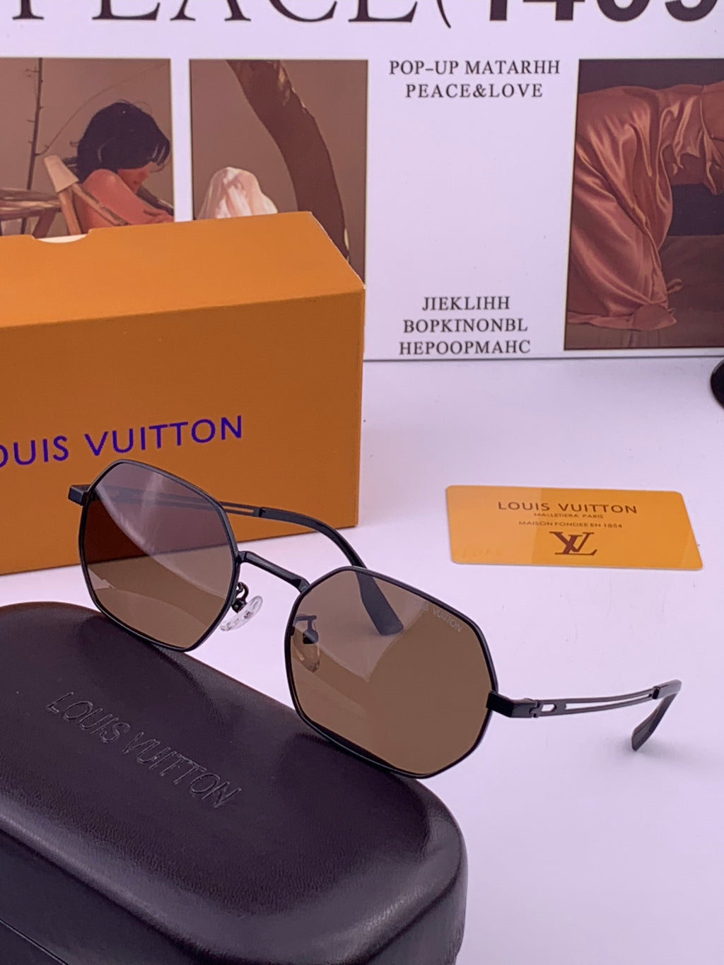 Louis Vuitton L6339 Polarized Aviator Gold Lens Sunglasses for Men & - 381812 - detail image 2