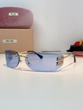 Miu Miu A51S Fashion Gold Lens Sunglasses for Men & Women
