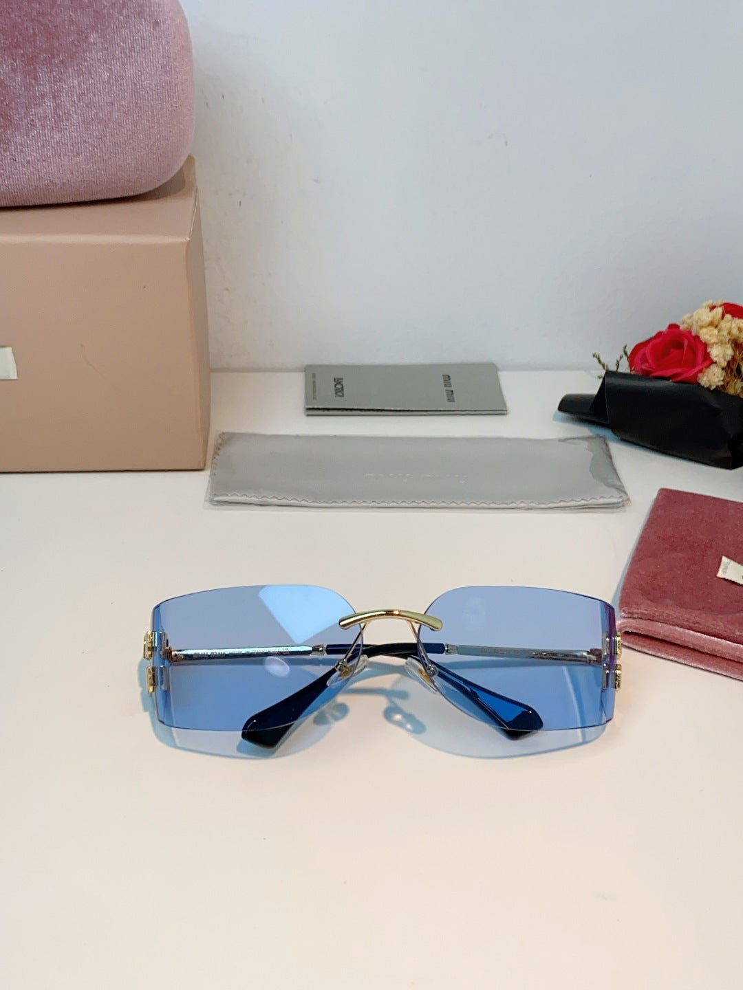 Miu Miu A51S Fashion Gold Lens Sunglasses for Men & Women - detail image 10