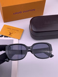 Louis Vuitton L17006 Oversized Black Lens Sunglasses for Men & Women - 398210