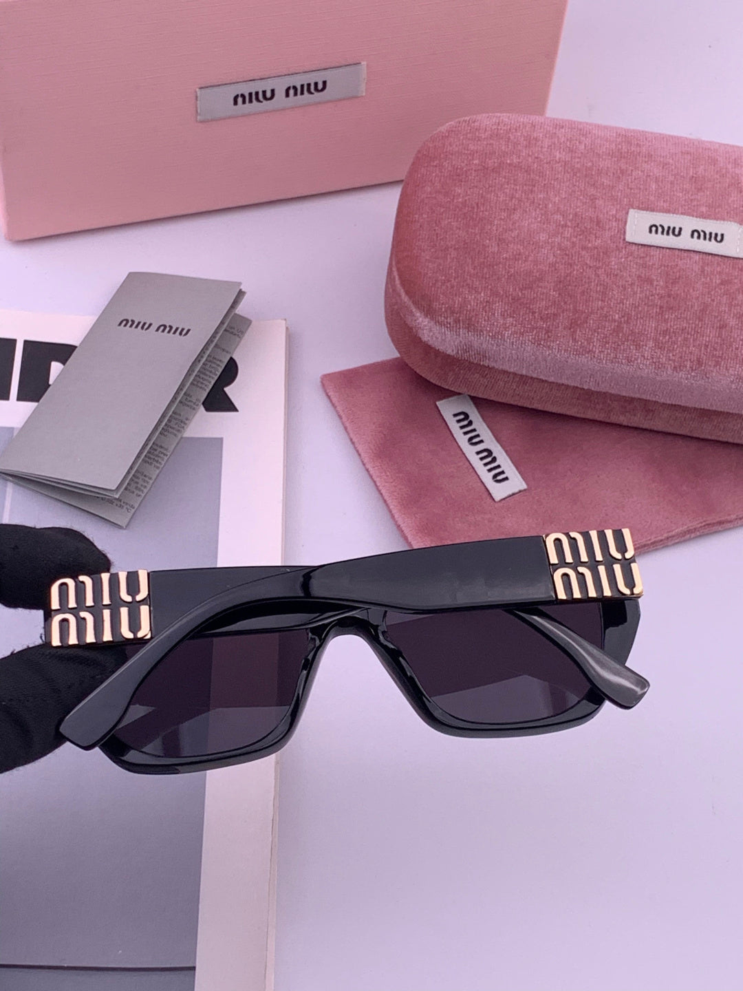 Miu Miu M1310 Fashion Black Lens Sunglasses for Men & Women - 399192 - detail image 4