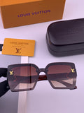 Louis Vuitton L8623 Square Black Lens Sunglasses for Men & Women