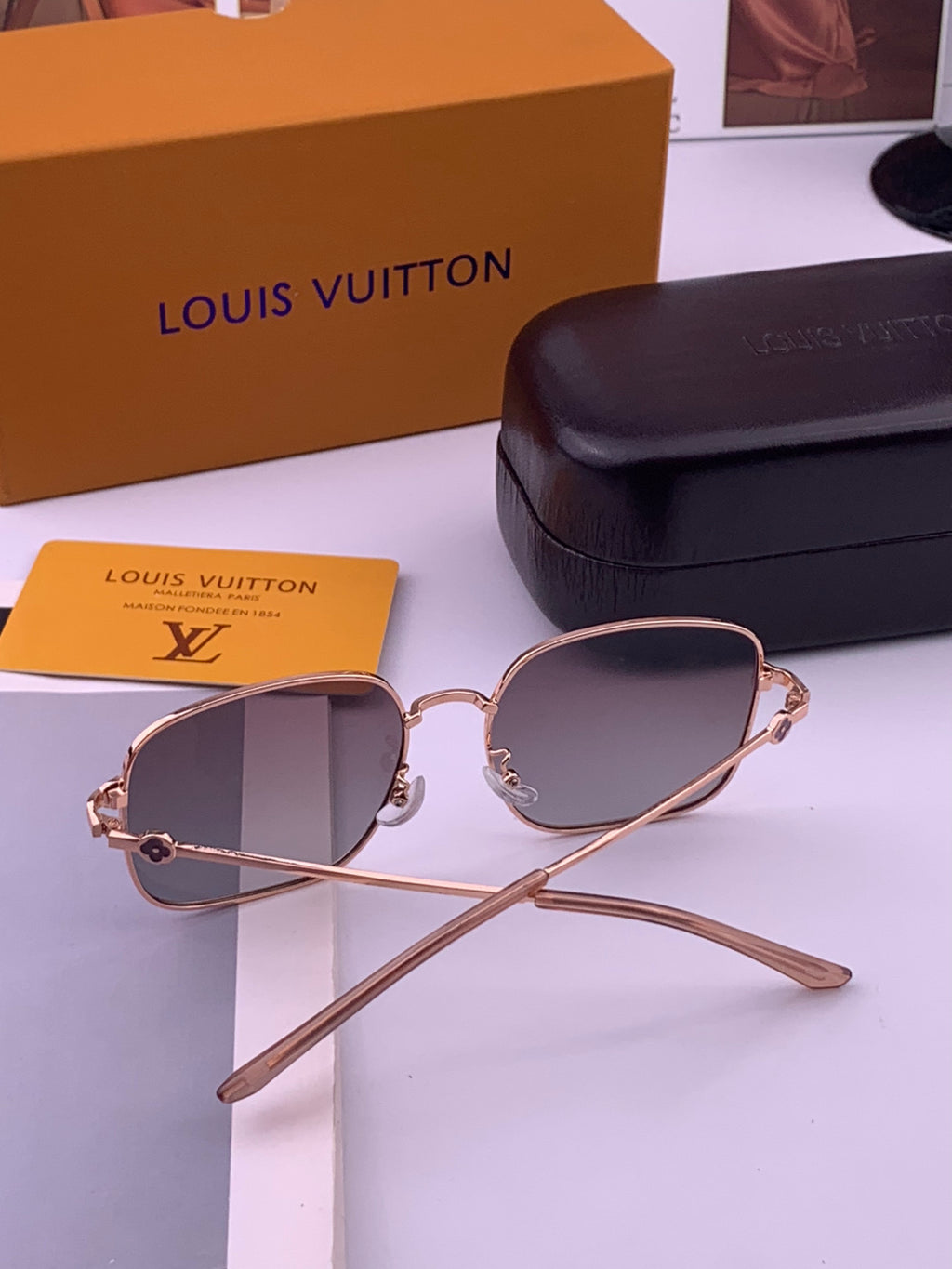 Louis Vuitton 5303 Polarized Aviator Purple Lens Sunglasses for Men & - 398193 - detail image 7