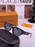 Louis Vuitton L17000 Square Black Lens Sunglasses for Men & Women - 398149