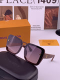 Louis Vuitton L2990 Square Black Lens Sunglasses for Men & Women - 398122