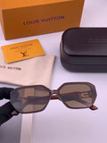 Louis Vuitton L17001 Square Black Lens Sunglasses for Women - 398117