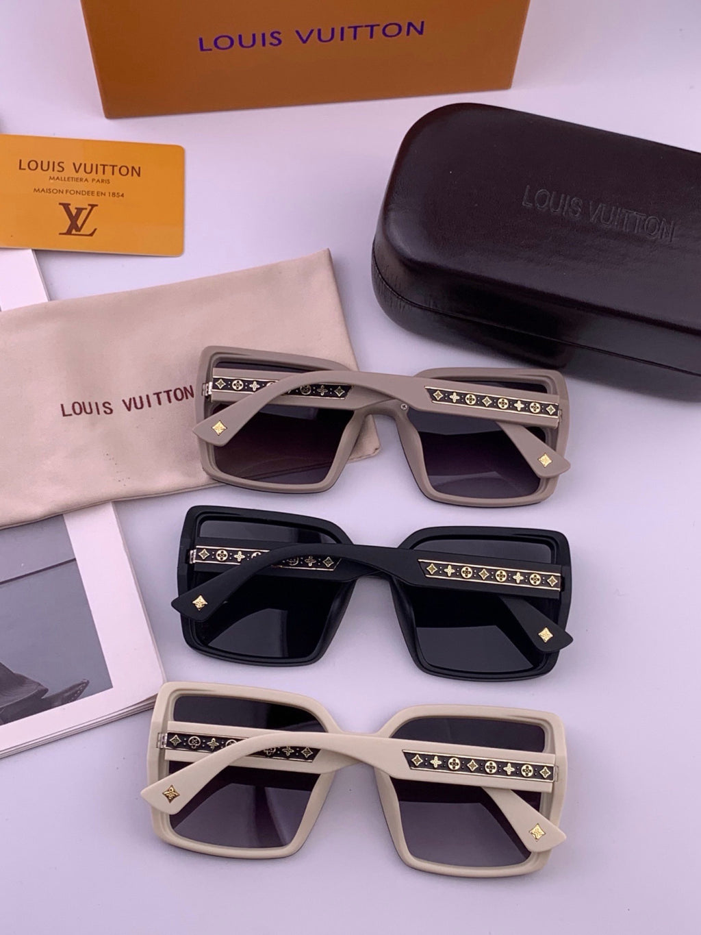 Louis Vuitton Fashion Gold Lens Sunglasses for Men & Women - 414868 - detail image 6