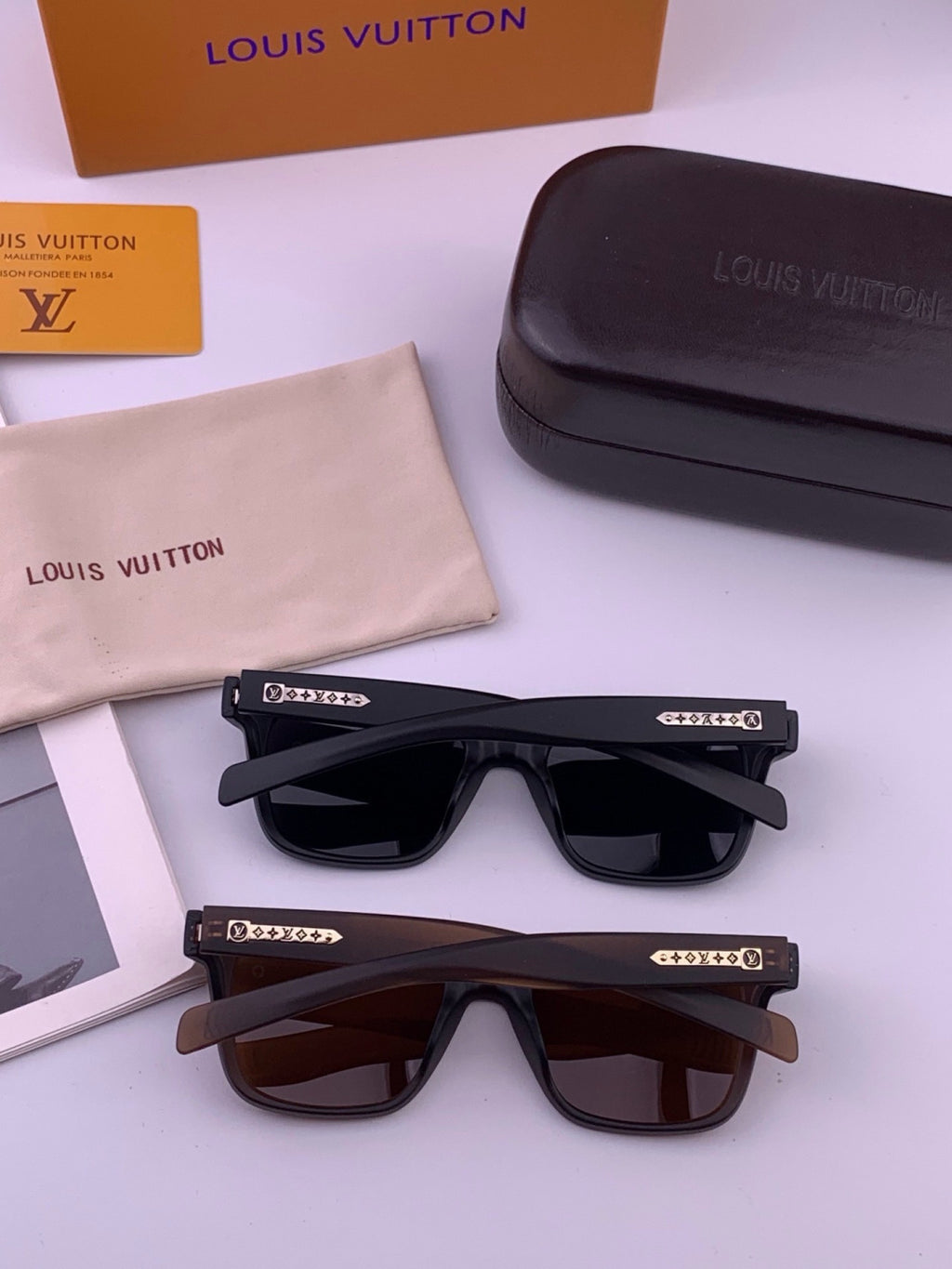 Louis Vuitton Fashion Black Lens Sunglasses for Men & Women - 414869 - detail image 6