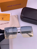 Louis Vuitton L3730 Square Gold Lens Sunglasses for Men & Women - 414871