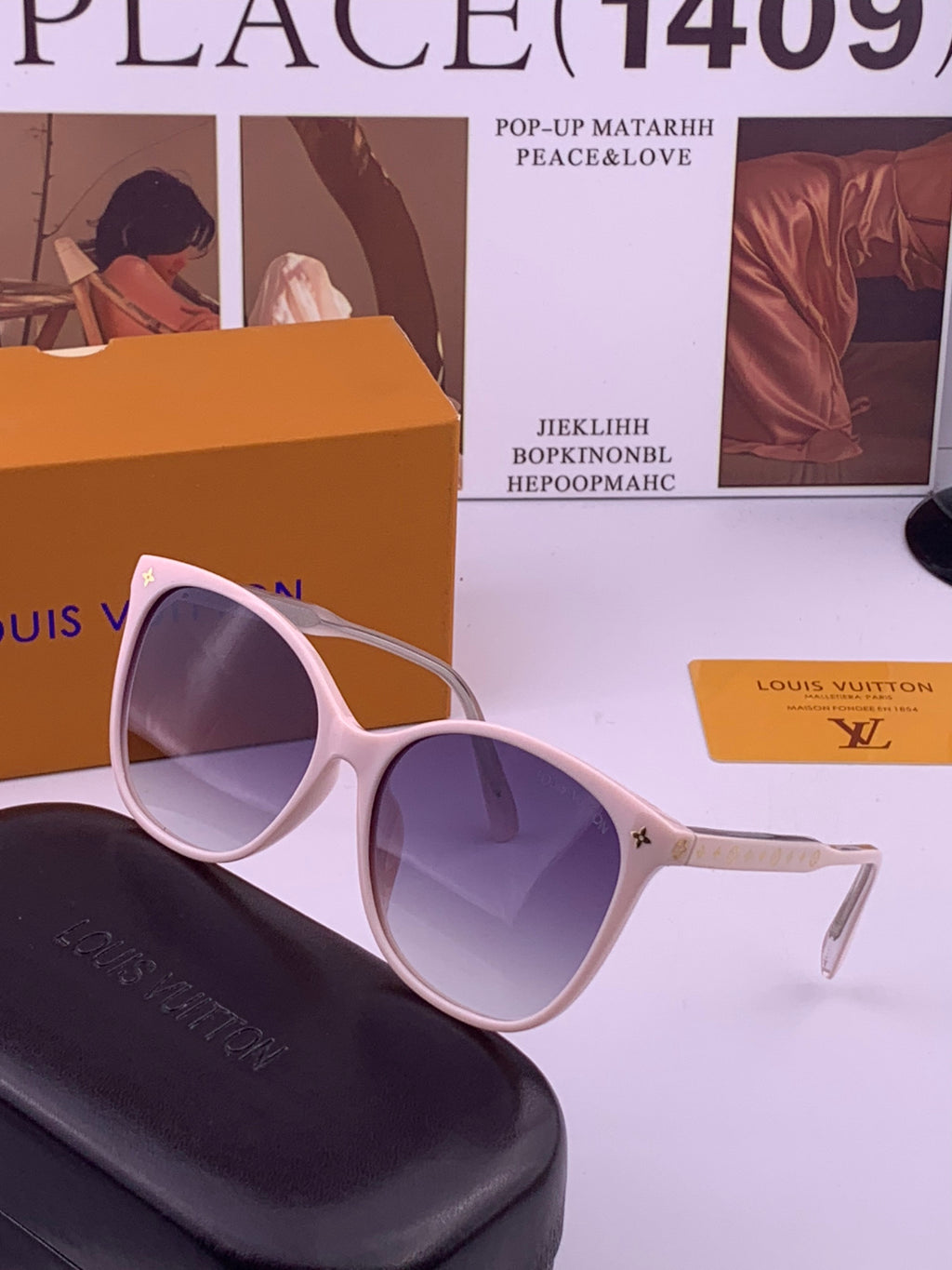 Louis Vuitton Fashion Black Lens Sunglasses for Men & Women - 414934 - detail image 2