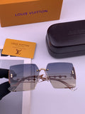 Louis Vuitton L5798 Polarized Square Brown Lens Sunglasses for Men & - 414932