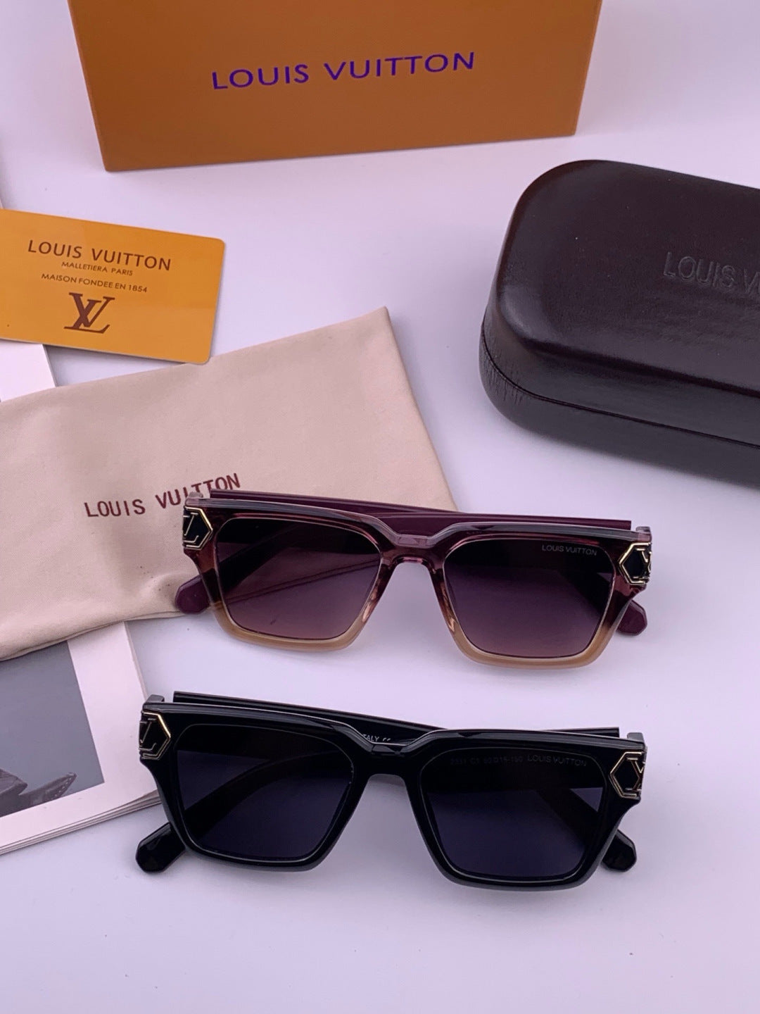 Louis Vuitton Fashion Gold Lens Sunglasses for Men & Women - 414846 - detail image 7