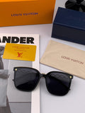 Louis Vuitton L8233 Oversized Red Lens Sunglasses for Men & Women - 414847