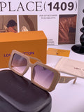 Louis Vuitton L37004 Oversized Red Lens Sunglasses for Men & Women - 414828