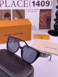 Louis Vuitton L77004 Oversized Black Lens Sunglasses for Men & Women - 414831