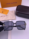 Louis Vuitton L77004 Oversized Blue Lens Sunglasses for Men & Women - 414834
