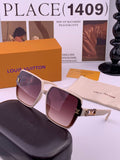 Louis Vuitton L77004 Oversized Purple Lens Sunglasses for Men & Women - 414835