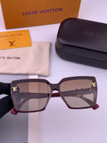 Louis Vuitton L57002 Oversized Purple Lens Sunglasses for Men & Women - 414836