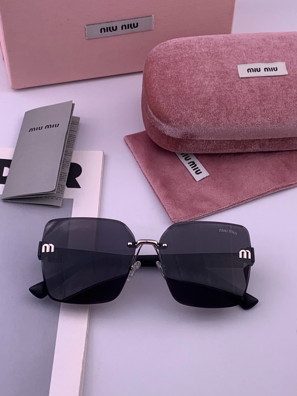Miu Miu M7550 Fashion Brown Lens Sunglasses for Men & Women - 432684 - detail image 5