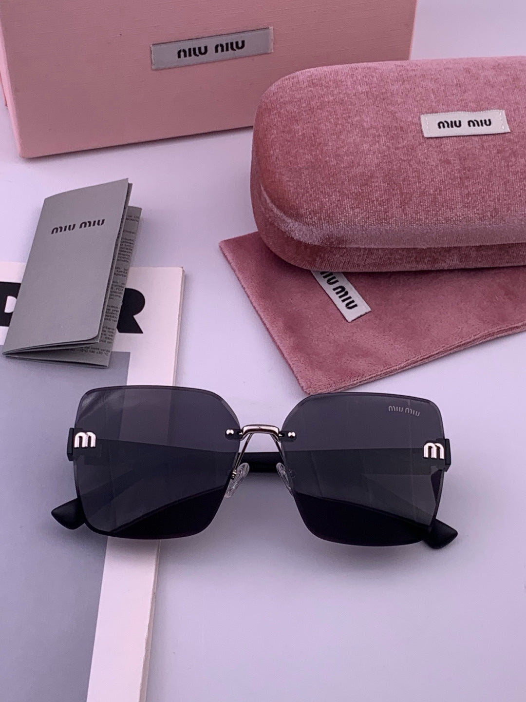 Miu Miu M7550 Fashion Brown Lens Sunglasses for Men & Women - 432684 - detail image 5