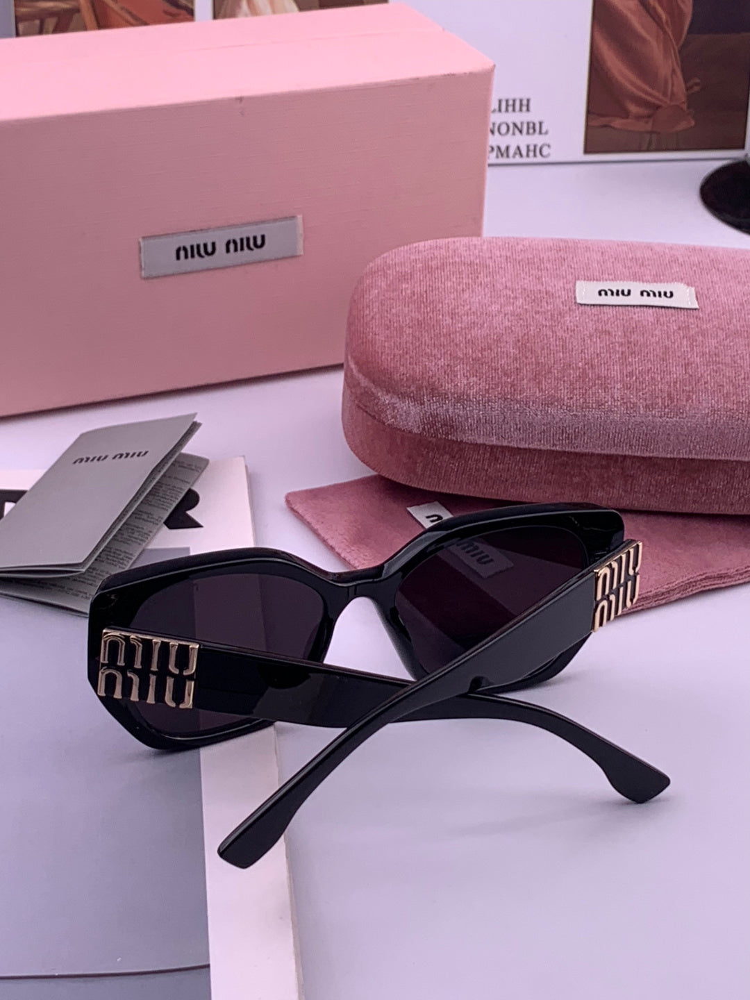 Miu Miu M1310 Fashion Black Lens Sunglasses for Men & Women - 432689 - detail image 7
