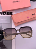 Miu Miu M4304 Fashion Black Lens Sunglasses for Men & Women - 432574