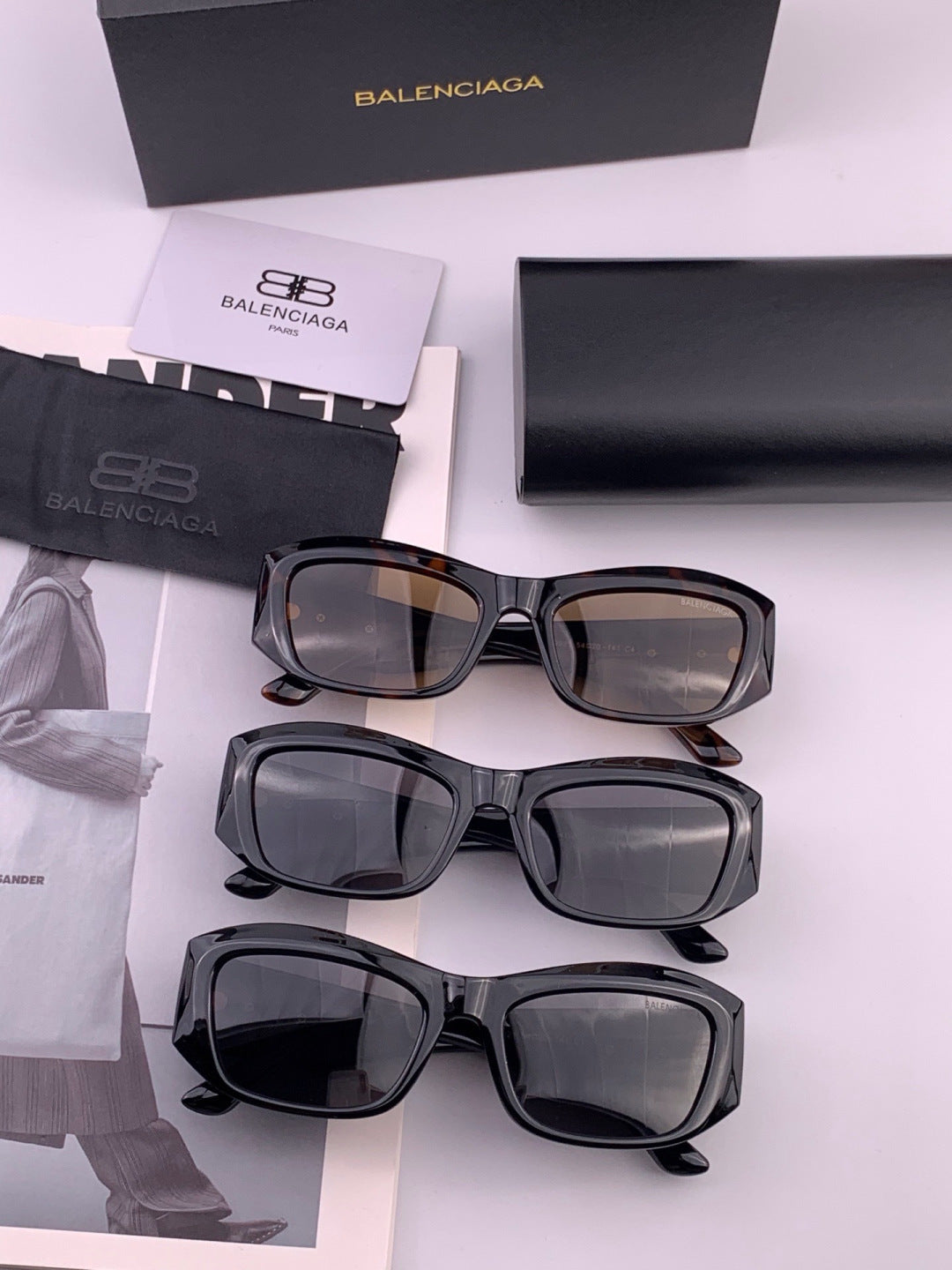 Balenciaga BL1992 Polarized Metal Fashion Pink Lens Sunglasses for Me - 432551 - detail image 7